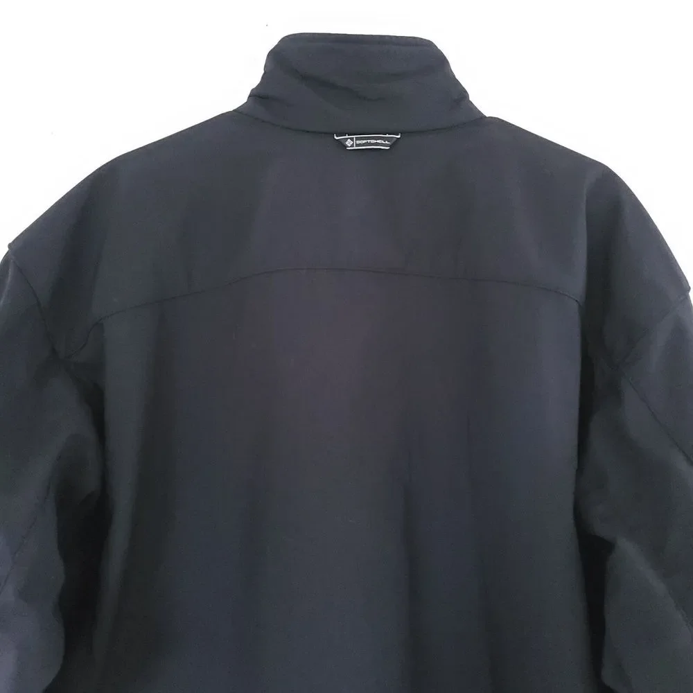 Columbia Interchange Core XCL Softshell Full Zip Black Jacket Men’s Size XL